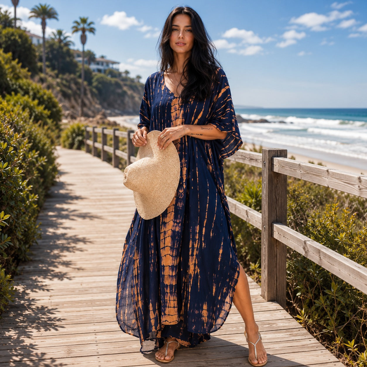 Emmy - Stylowa Maxi Sukienka Boho