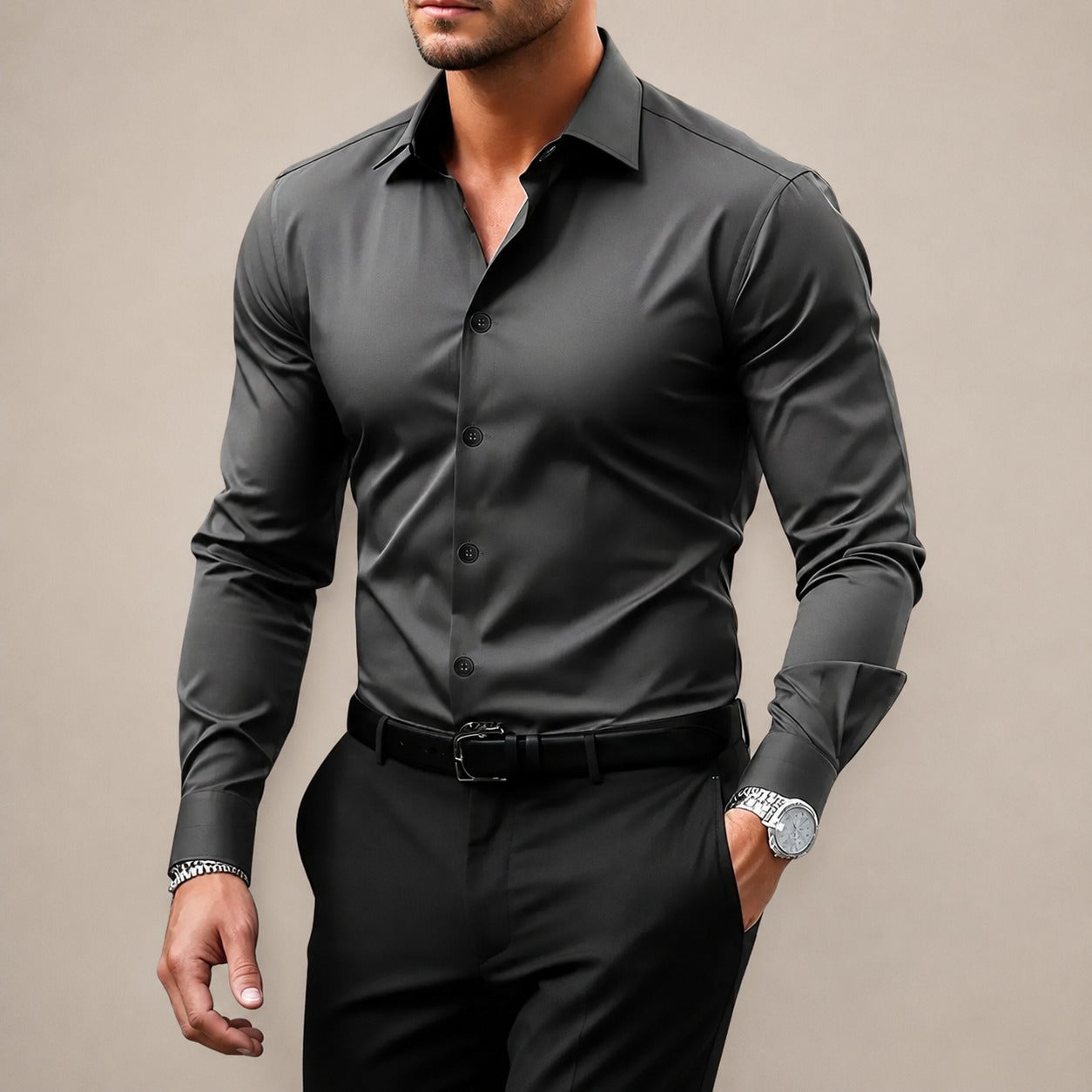 Gibbs - Stylowa Koszula Slim Fit