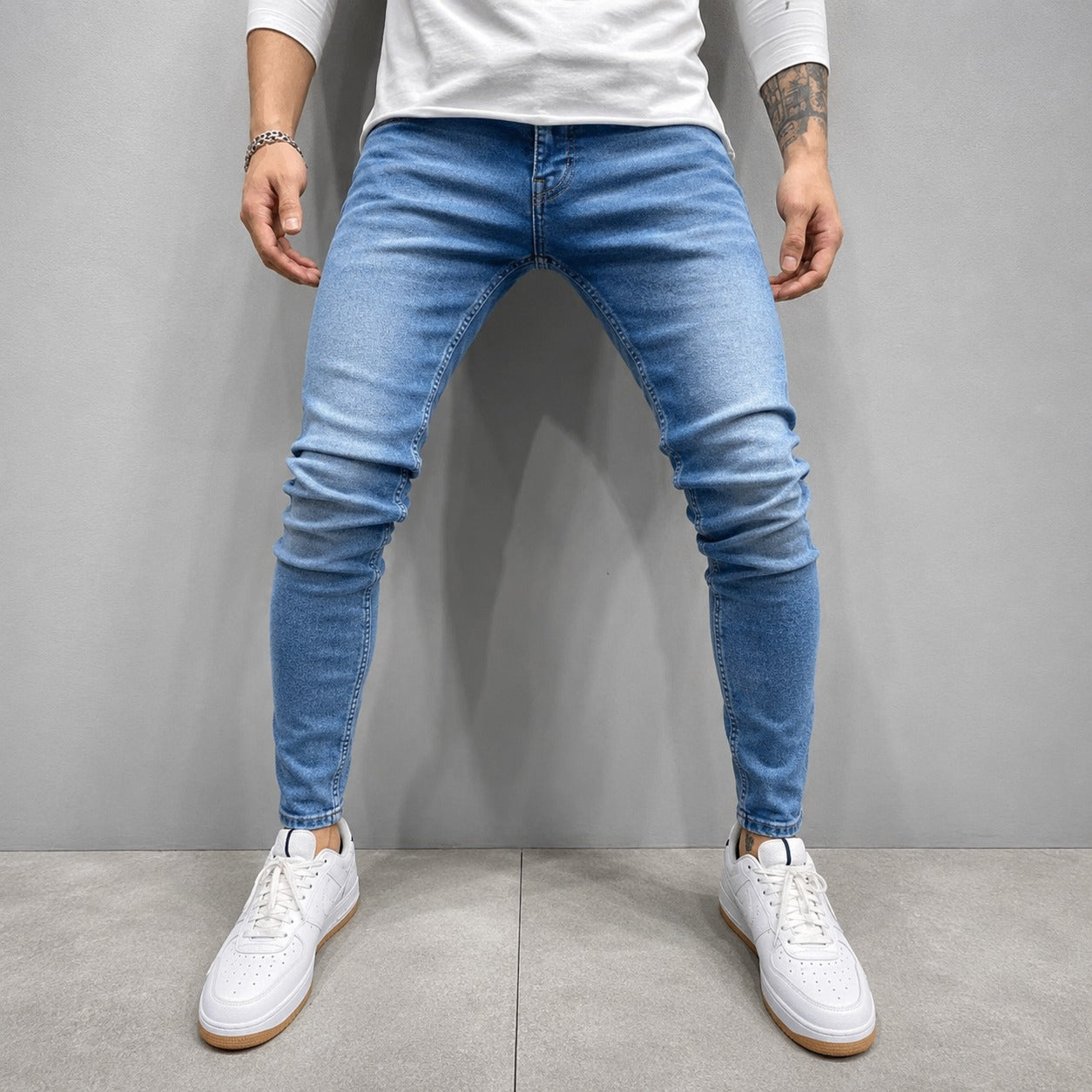 Keelan - Współczesne, dopasowane jeansy slim fit