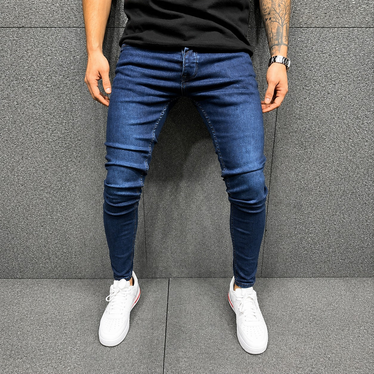 Keelan - Współczesne, dopasowane jeansy slim fit