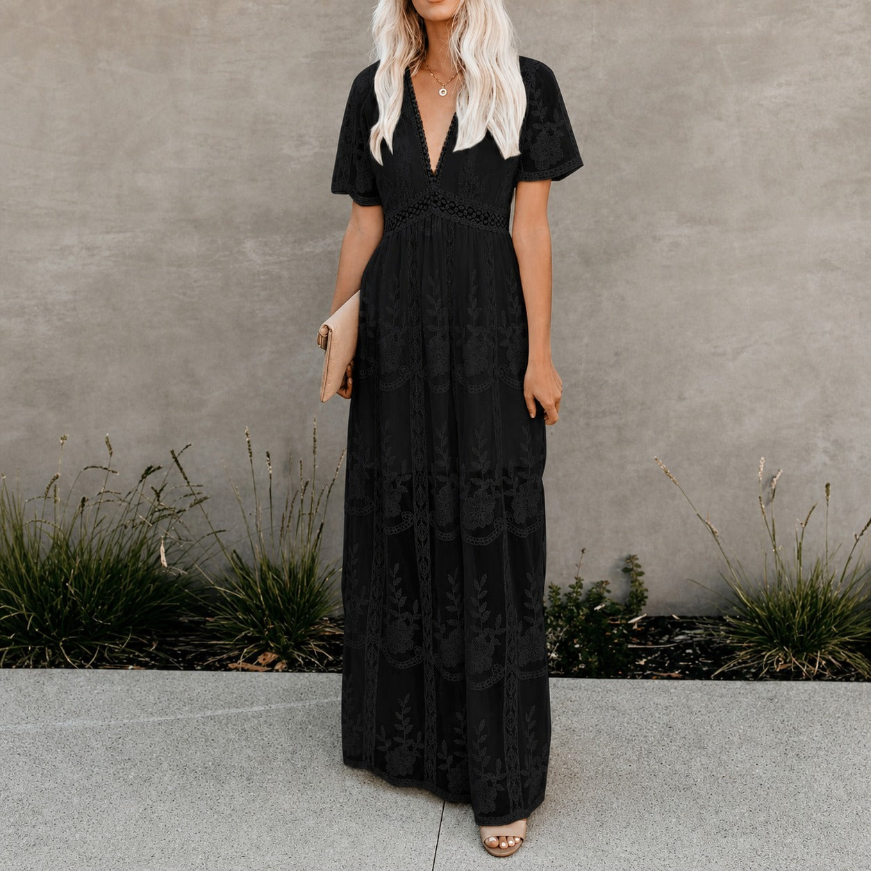 Alison - Modna, lekka sukienka maxi