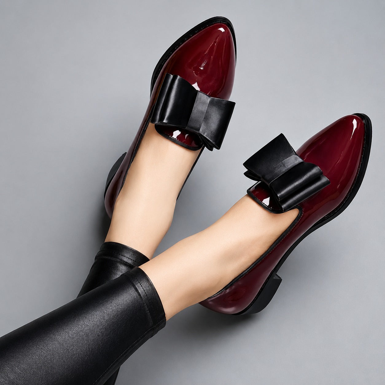 Rachel - Stylowe buty z ozdobną wstążką