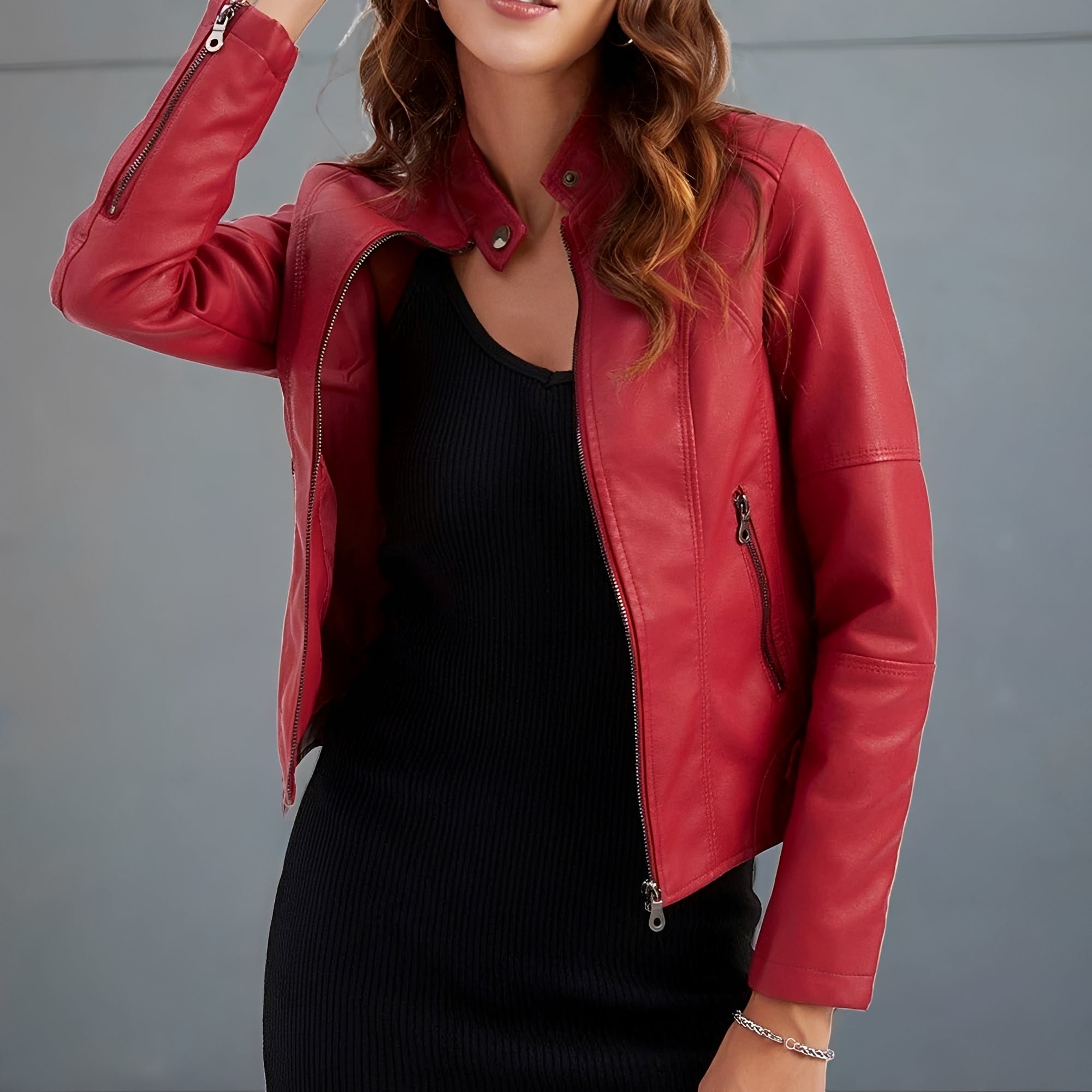 Everly - Elegancka Kurtka z Zamkiem