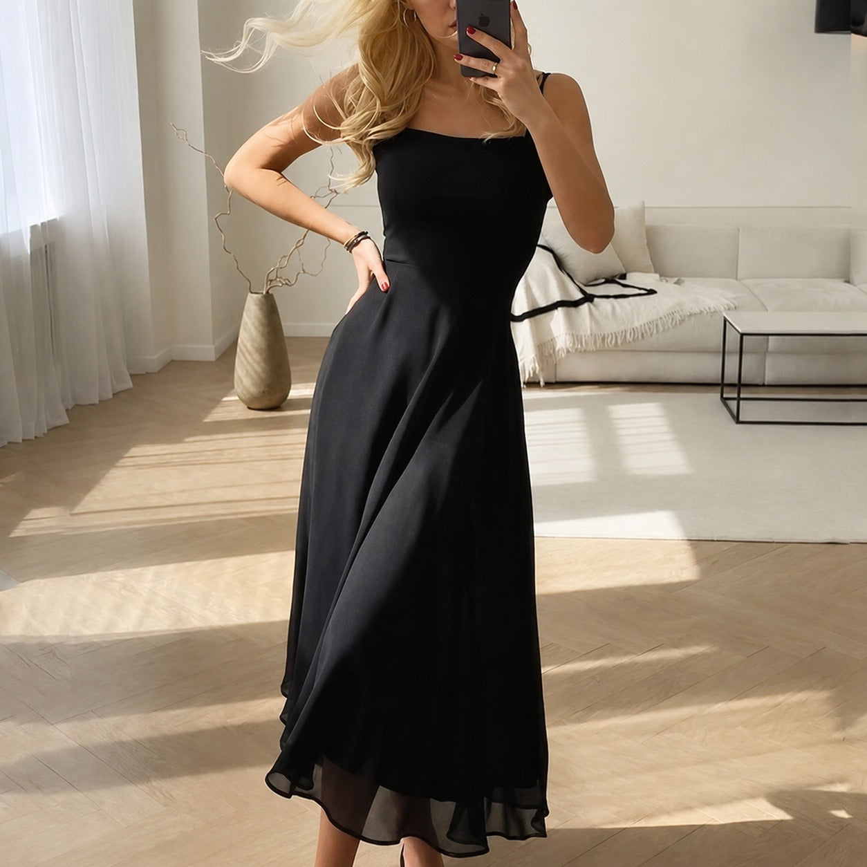Eva - Modna sukienka bez rękawów