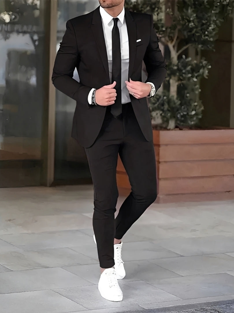 Zion - Elegancki Garnitur Slim Fit