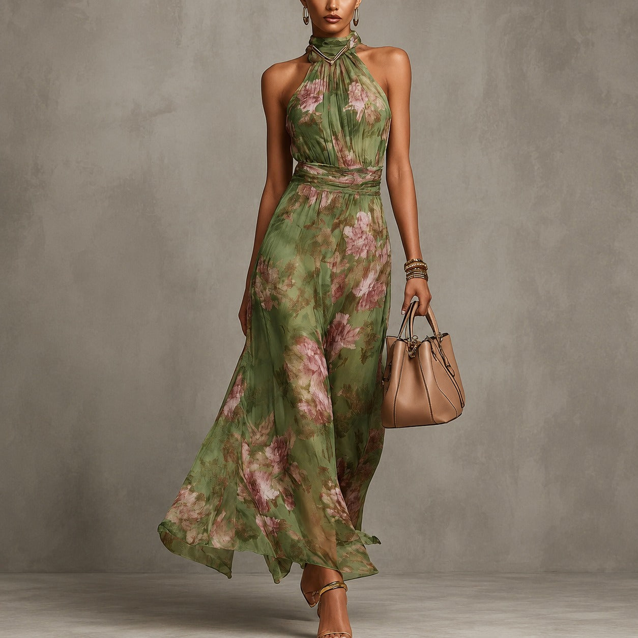 Emelia - Elegancka sukienka maxi w stylu boho
