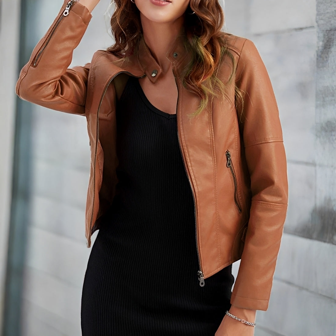 Everly - Elegancka Kurtka z Zamkiem