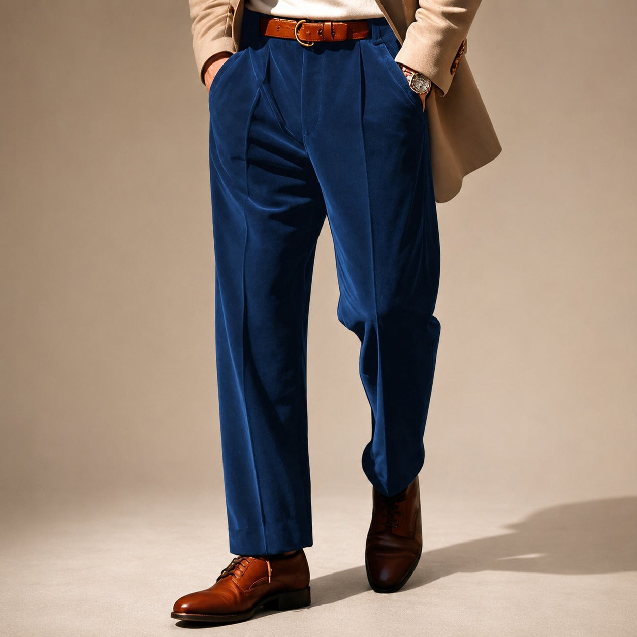 Axel - Eleganckie Spodnie do Garnituru