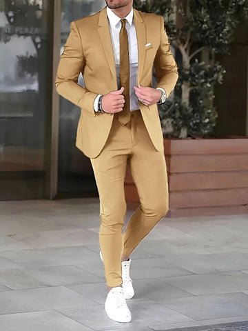 Zion - Elegancki Garnitur Slim Fit