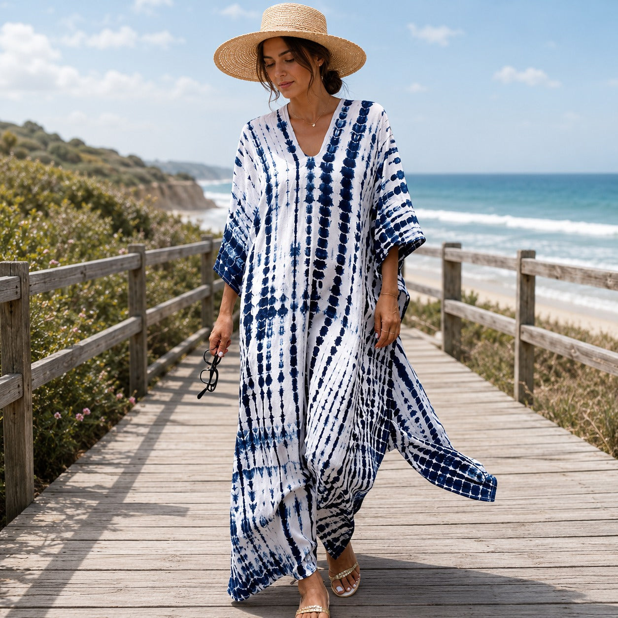 Emmy - Stylowa Maxi Sukienka Boho