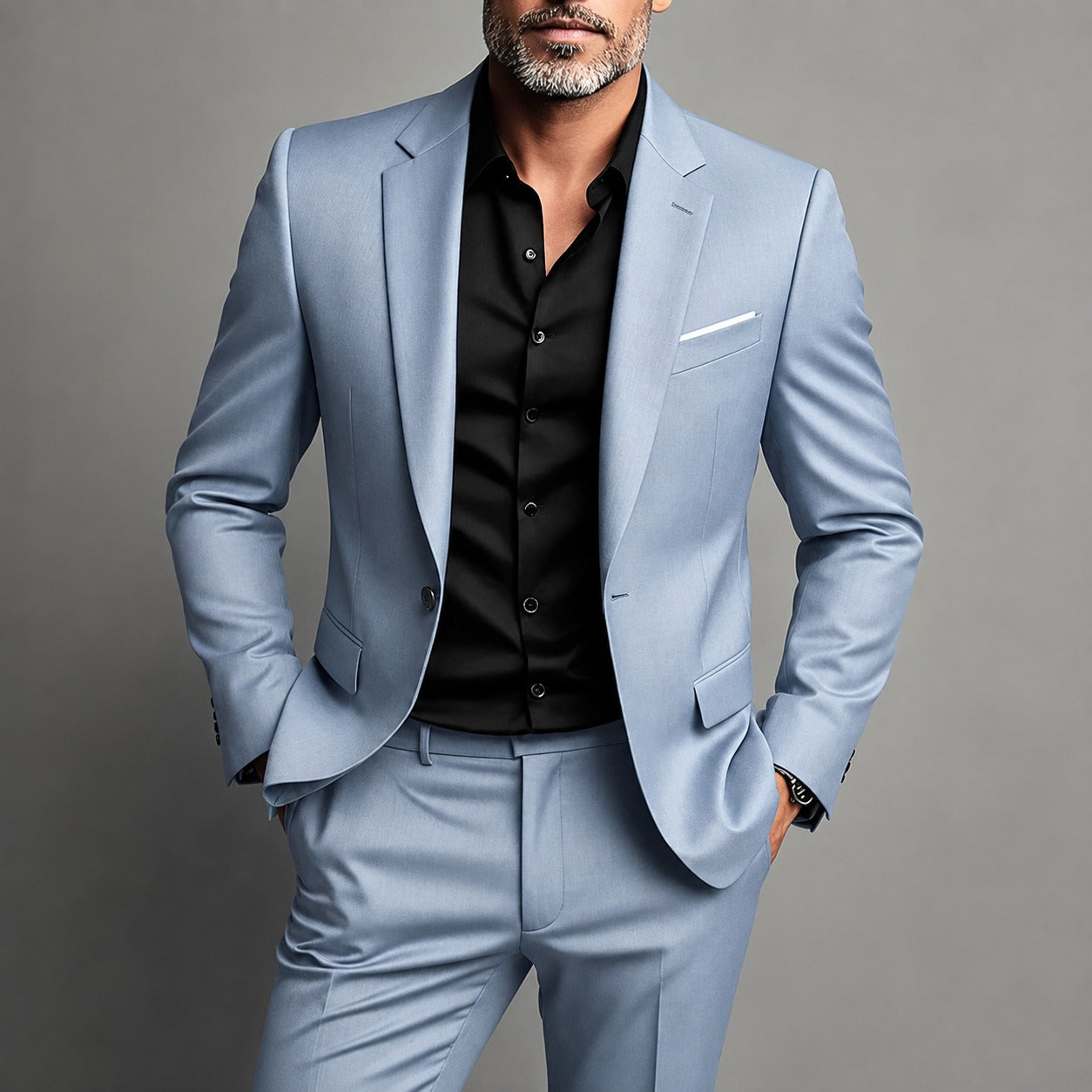 Carrillo - Elegancki Garnitur Slim Fit