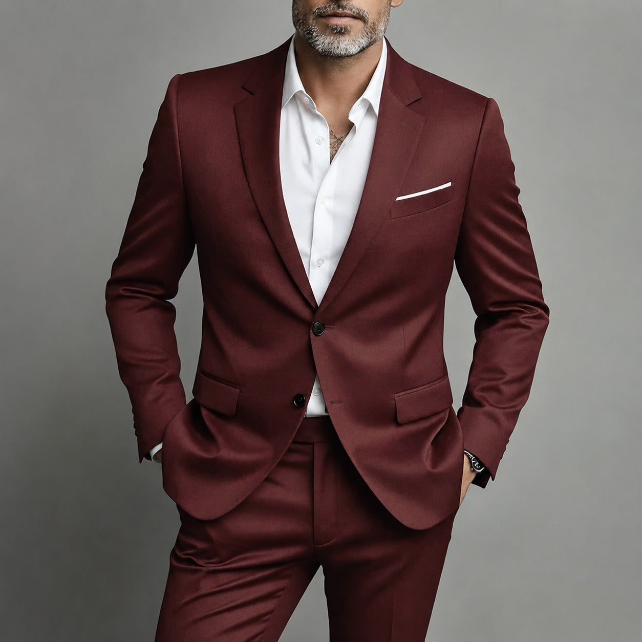 Carrillo - Elegancki Garnitur Slim Fit