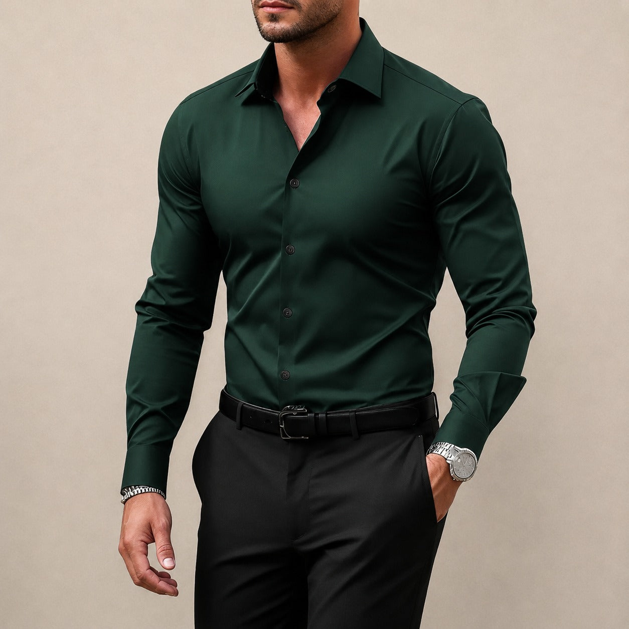 Gibbs - Stylowa Koszula Slim Fit