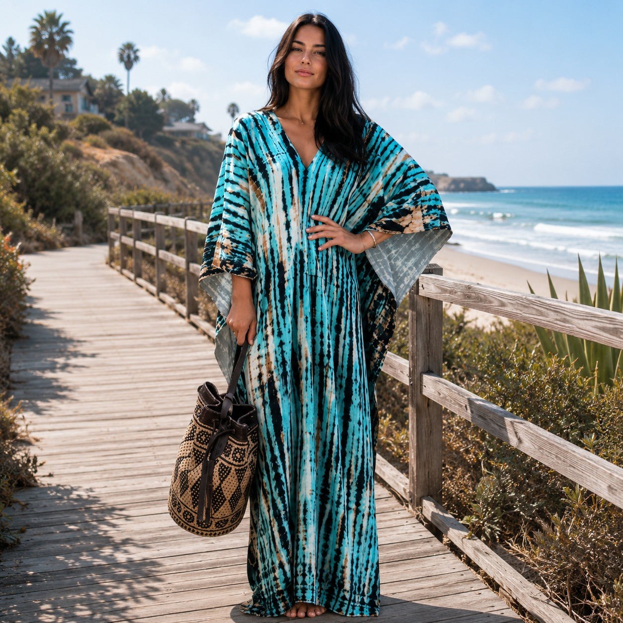 Emmy - Stylowa Maxi Sukienka Boho