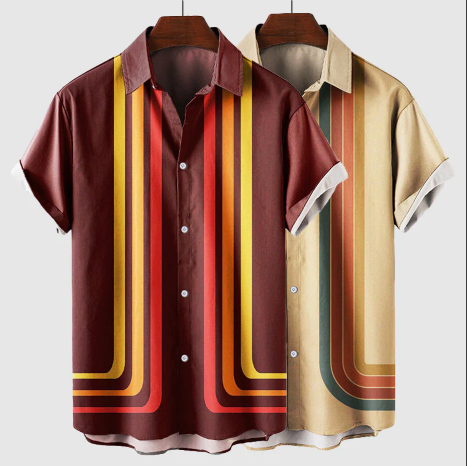 Milo – Letnia koszula w stylu retro z krótkim rękawem