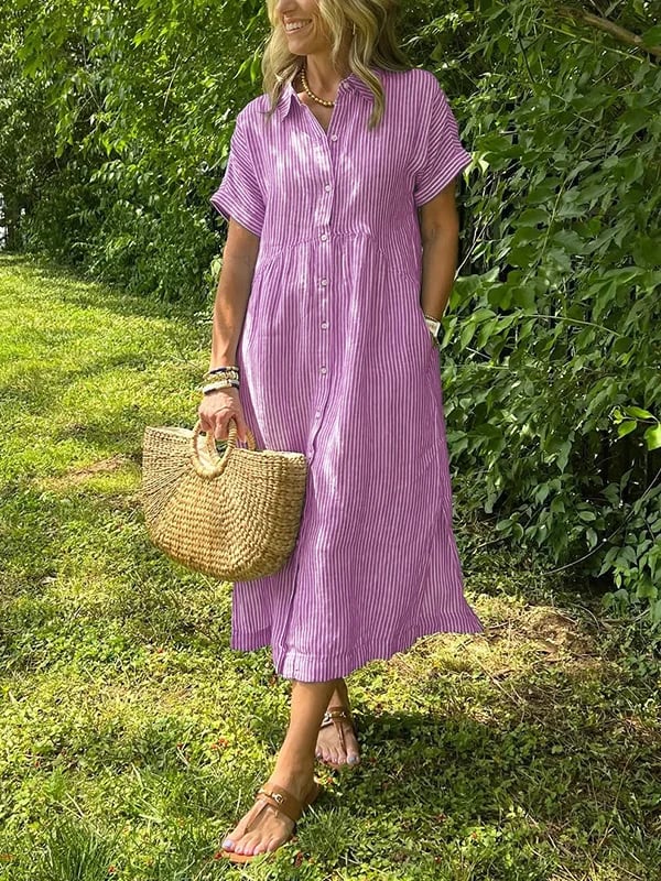 Corinne – Stylowa sukienka koszulowa dla kobiet