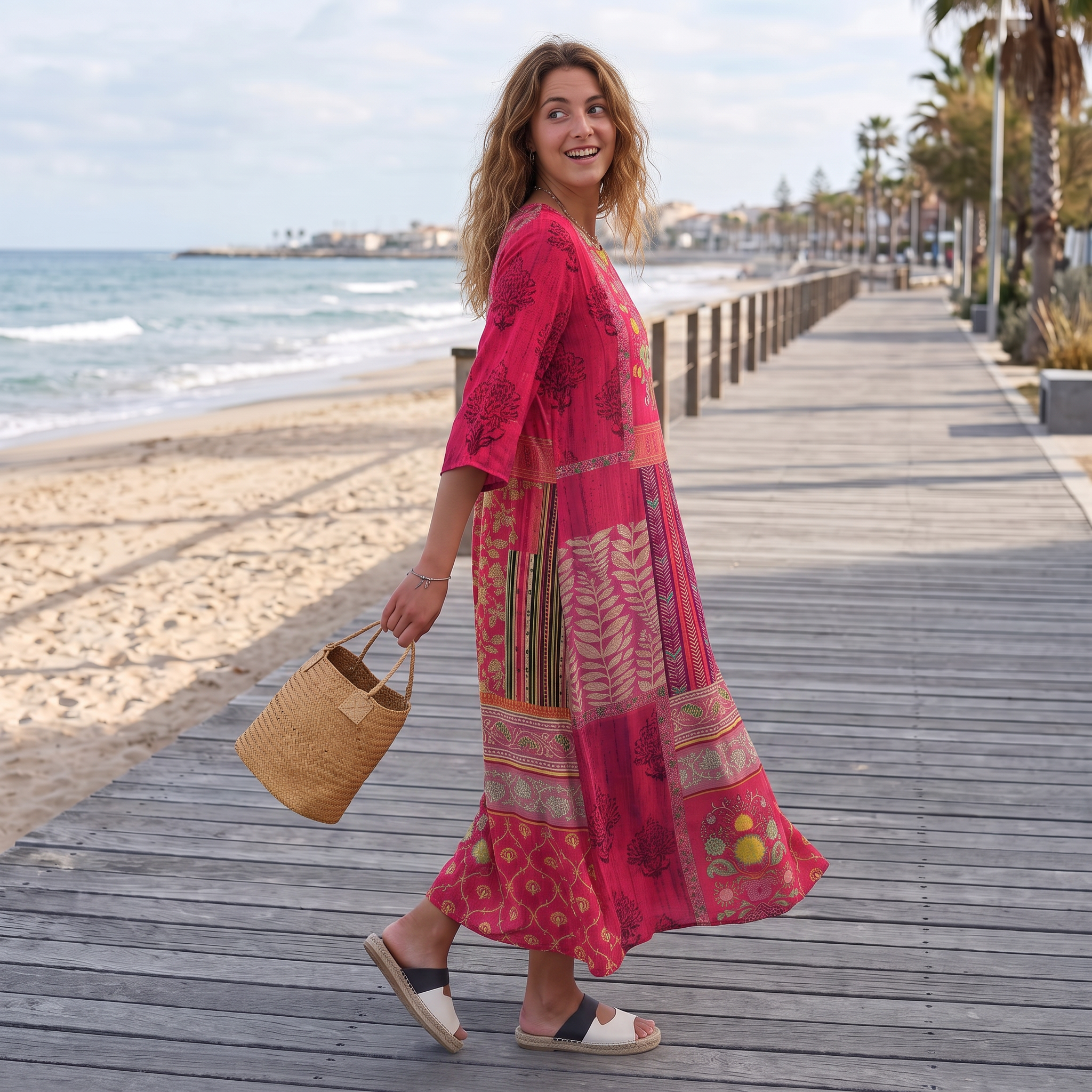 Josie - Elegancka Sukienka Boho Maxi