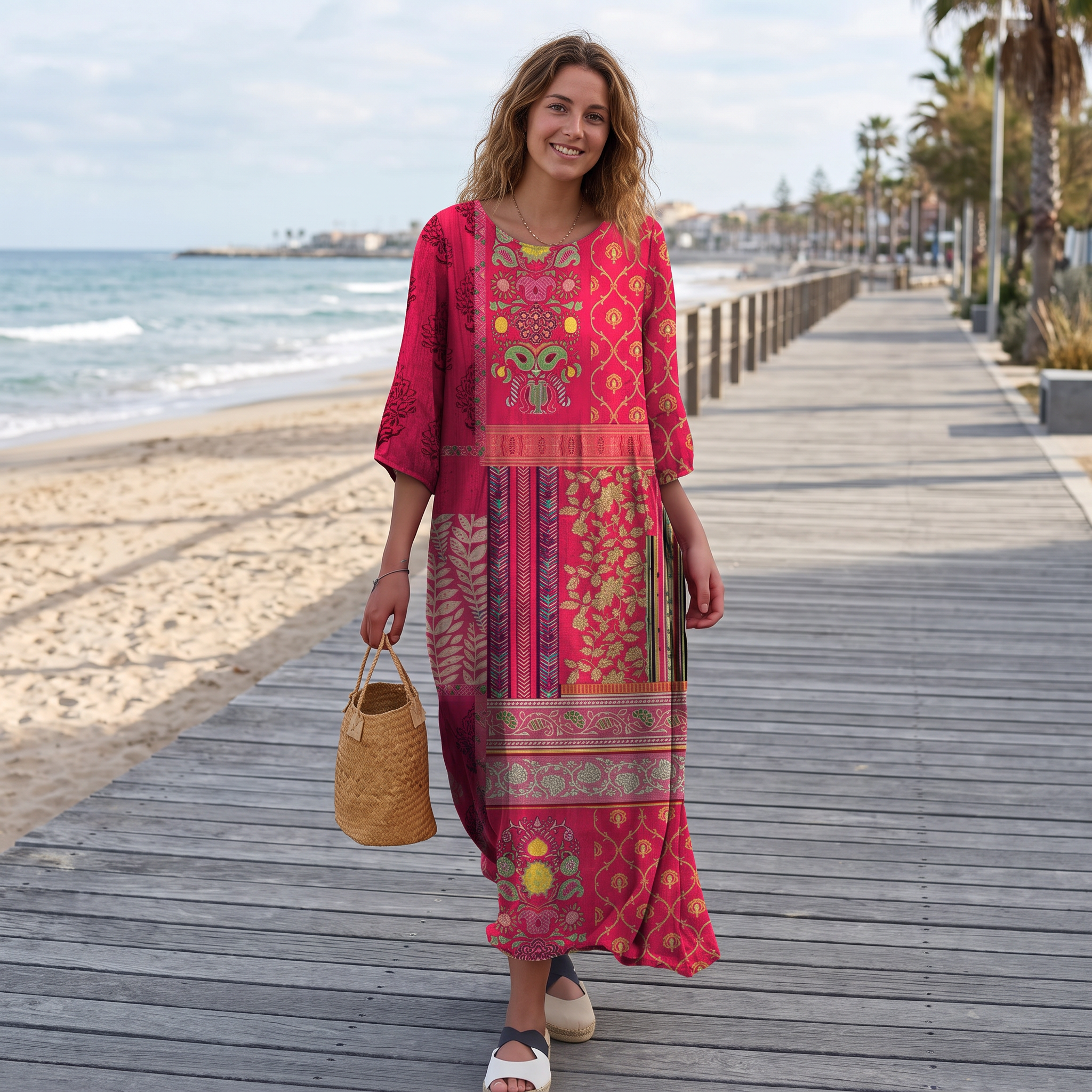 Josie - Elegancka Sukienka Boho Maxi