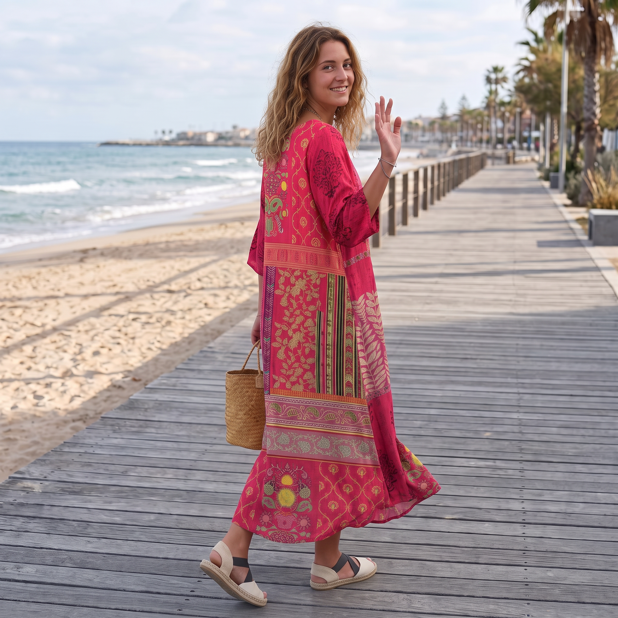 Josie - Elegancka Sukienka Boho Maxi