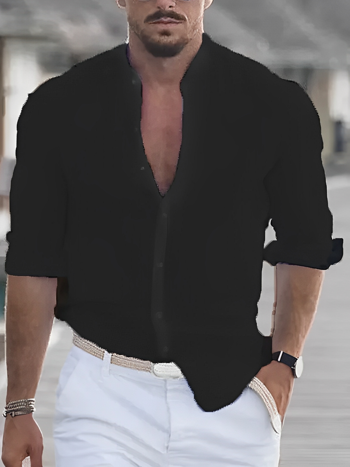 Daniel - Camisa de lino para hombre