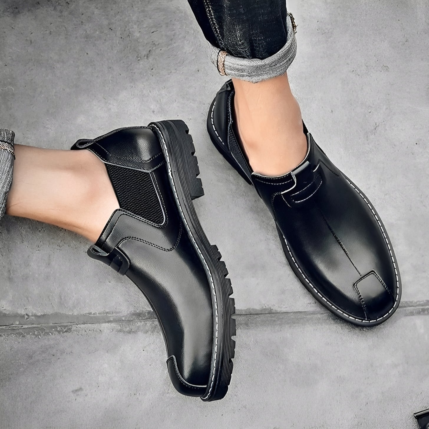 Garner - Eleganckie codzienne loafersy