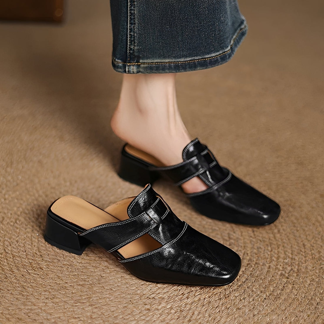 Evie - Szykowne sandały mule