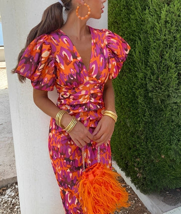 Kylie - Modna sukienka z kwiatowym wzorem