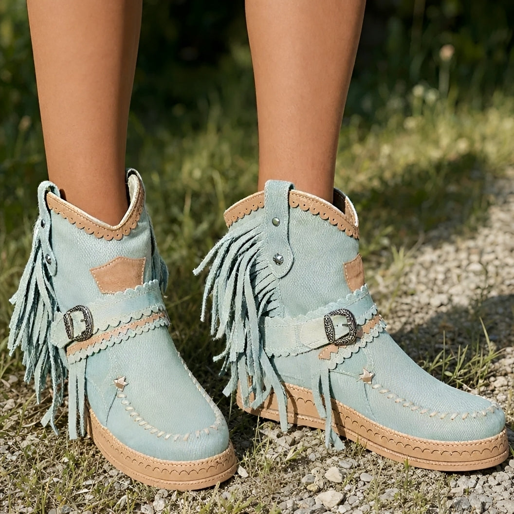 Brianna - Modne Botki Boho do Kostki