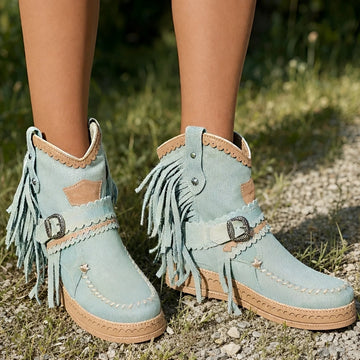 Brianna - Modne Botki Boho do Kostki