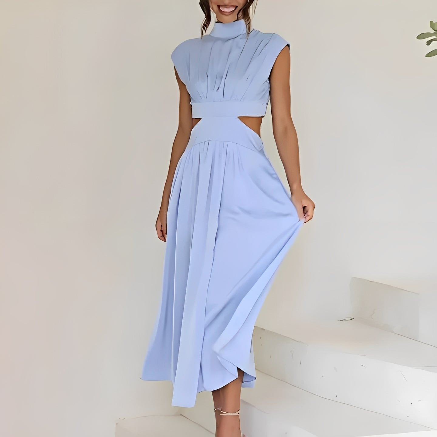 Isabella - Elegancka sukienka bez rękawów