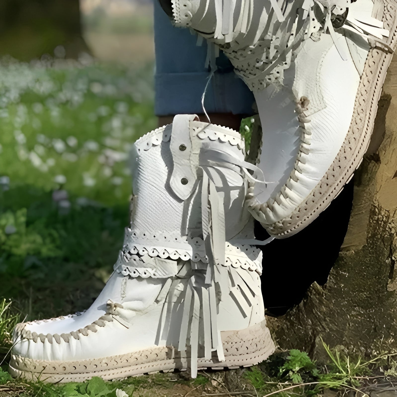 Brianna - Modne Botki Boho do Kostki