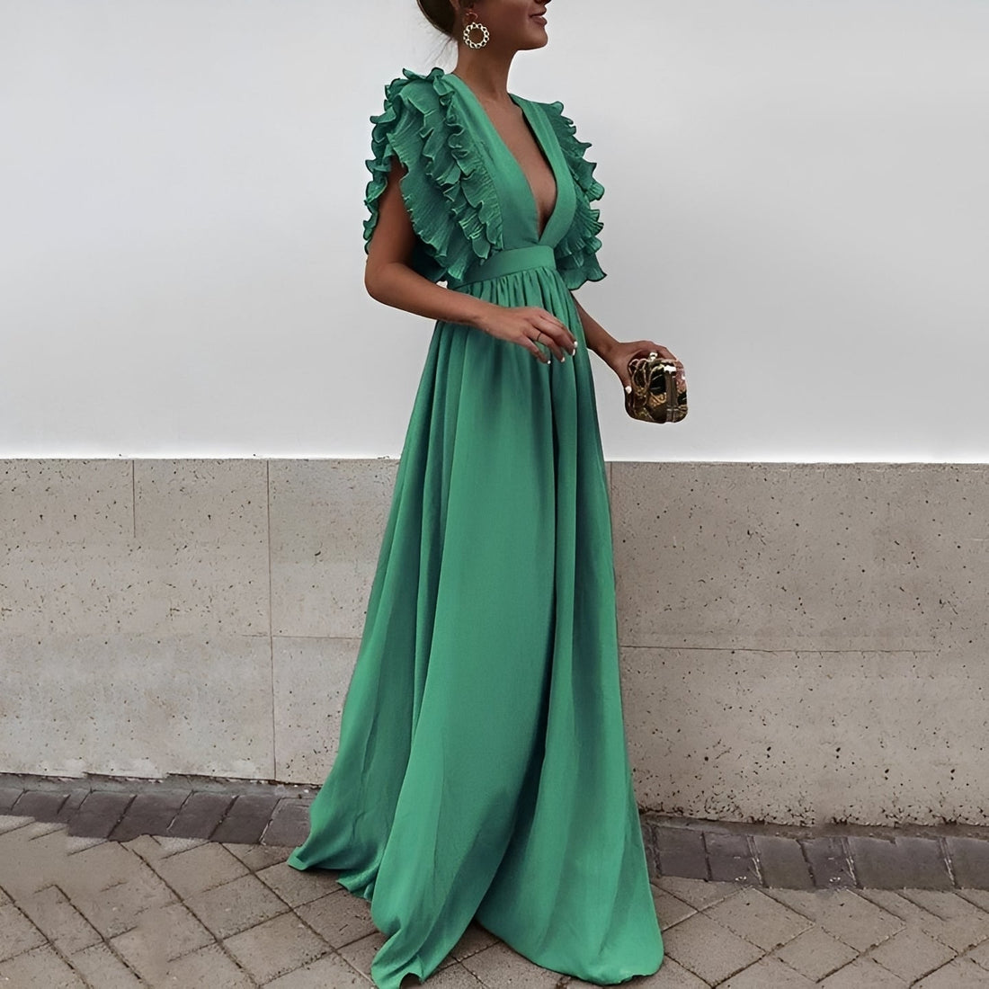 Dorsey - Elegancka długa suknia maxi