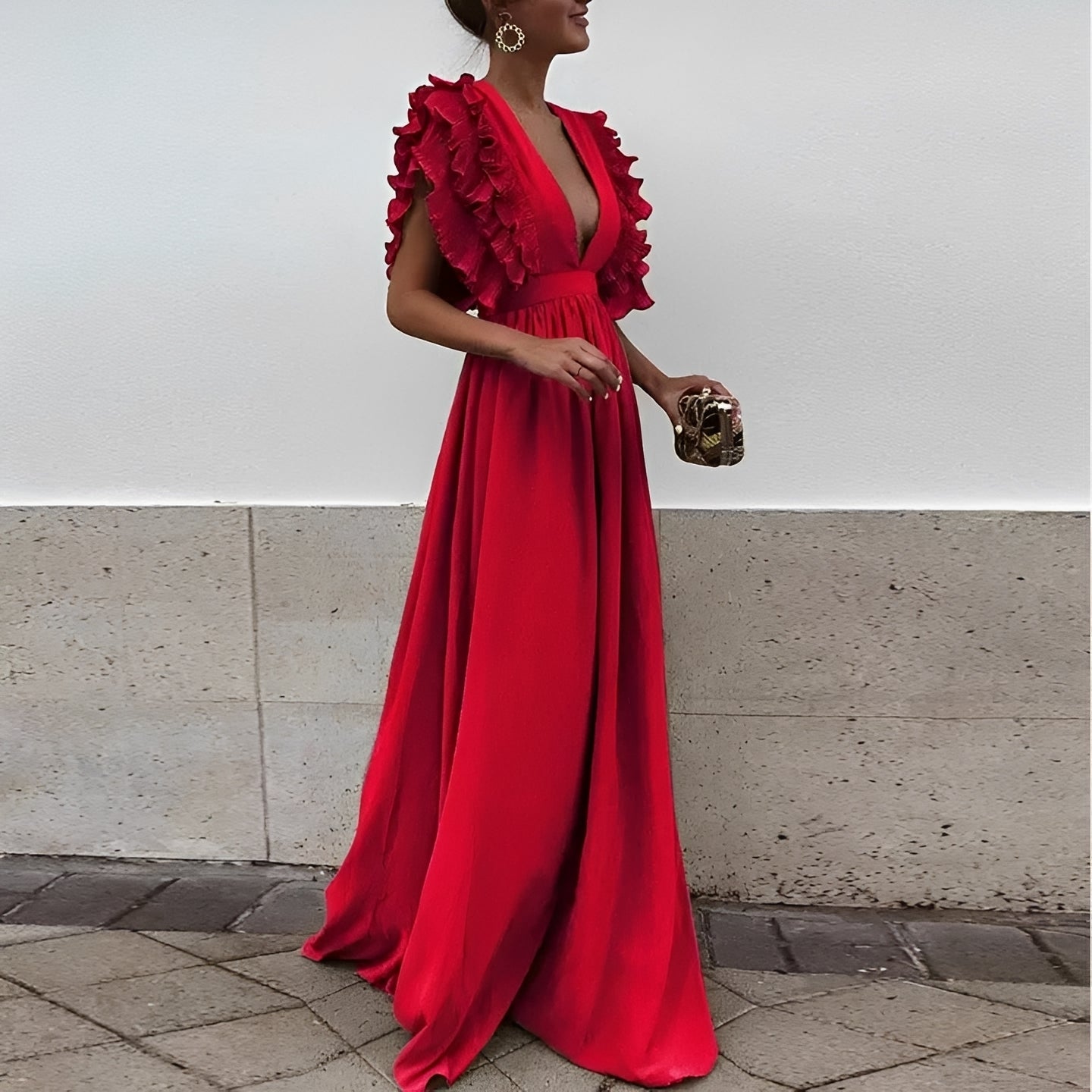 Dorsey - Elegancka długa suknia maxi