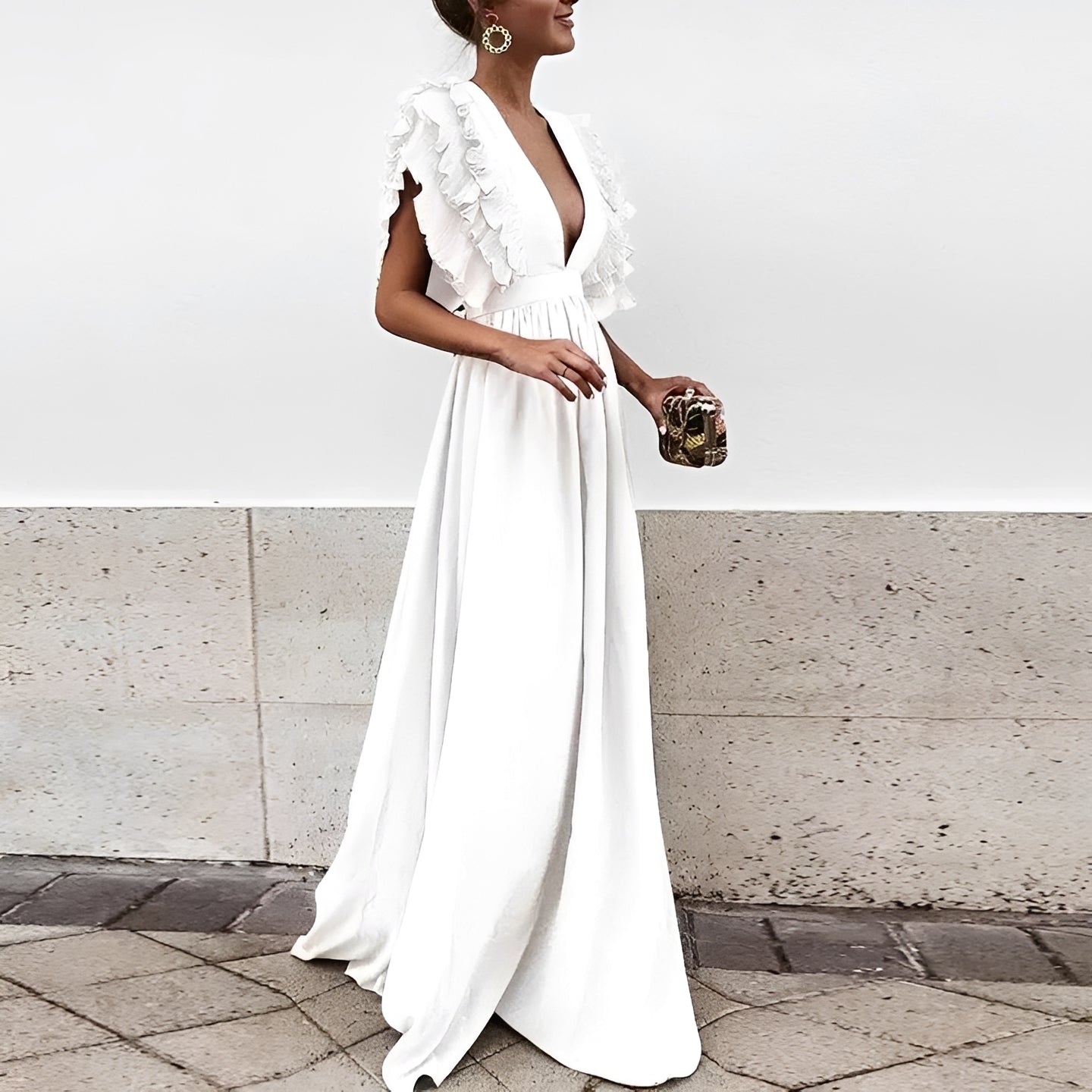 Dorsey - Elegancka długa suknia maxi
