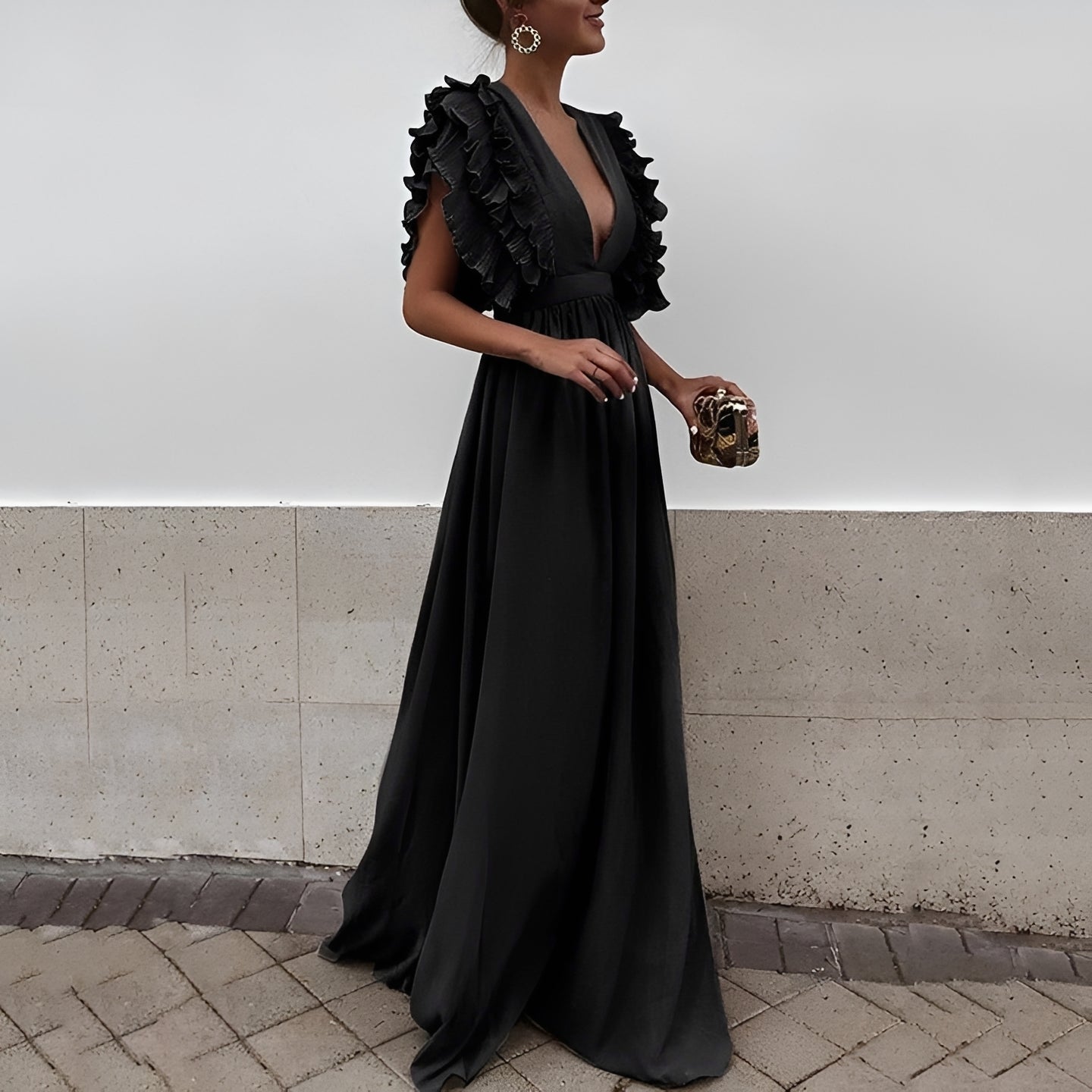 Dorsey - Elegancka długa suknia maxi