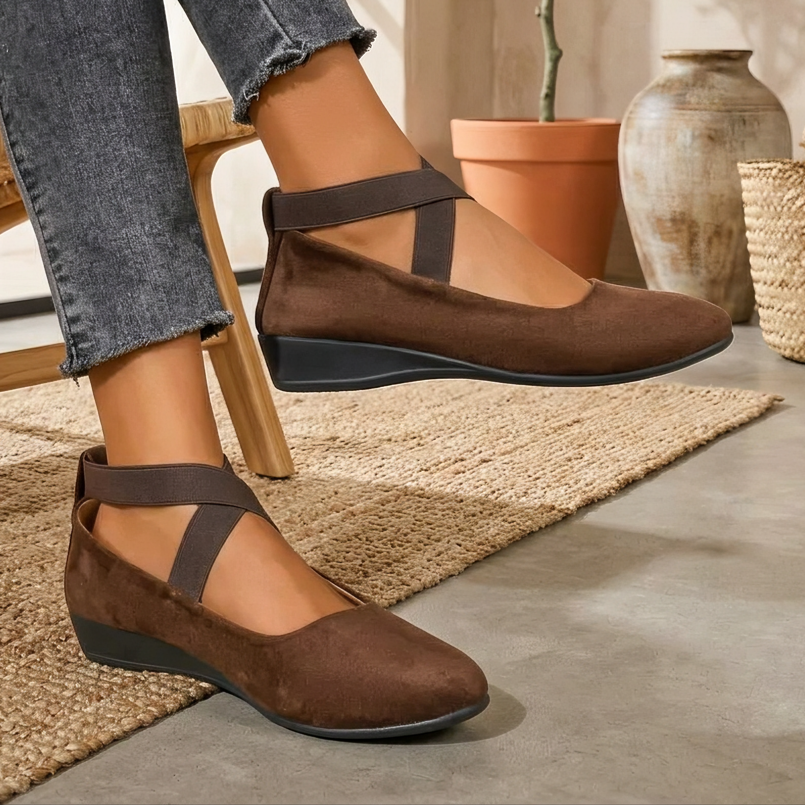 Rhea - Retro buty wsuwane